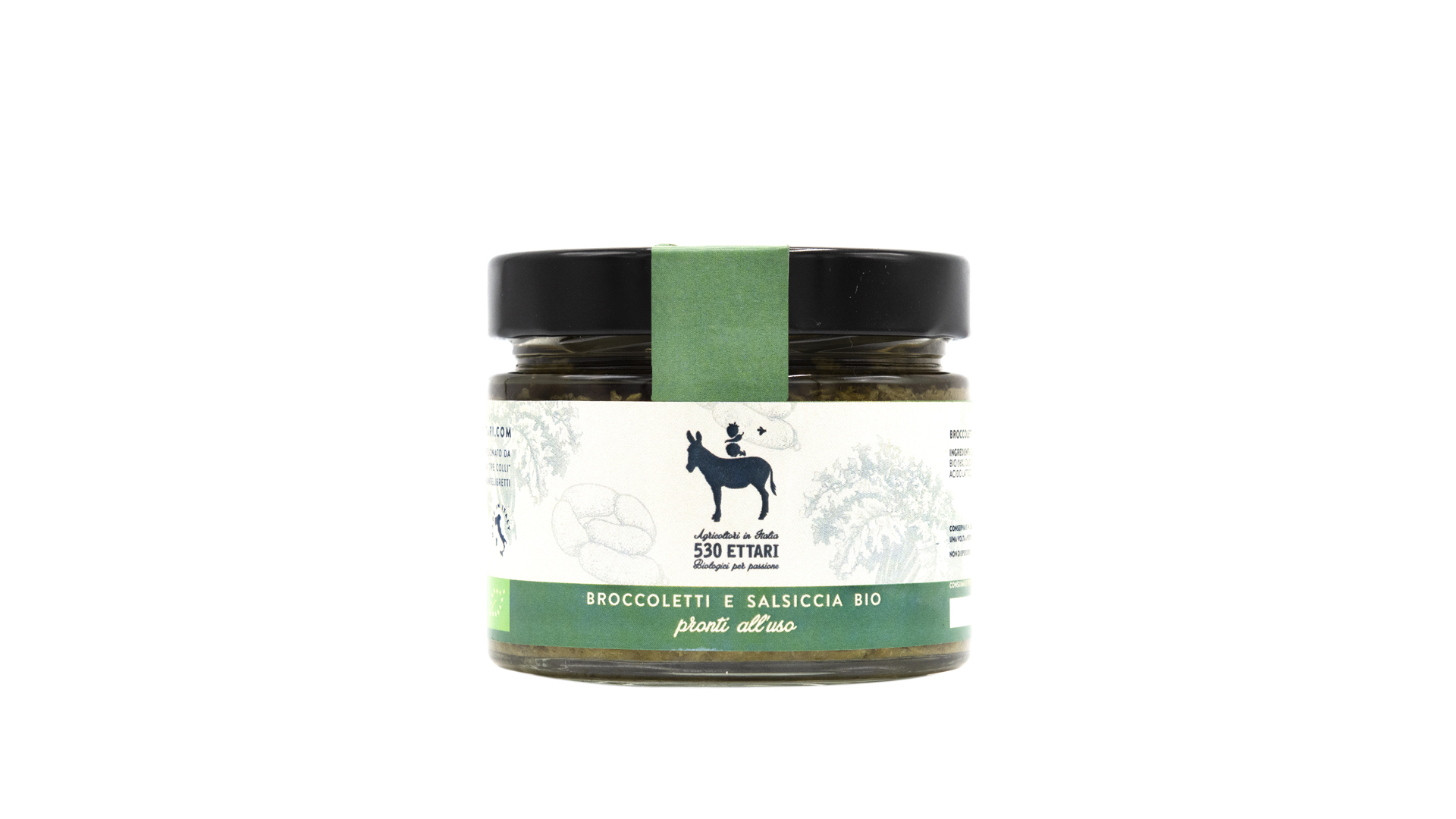 530 Ettari - Sugo Broccoletti e Salsiccia Bio 260gr.