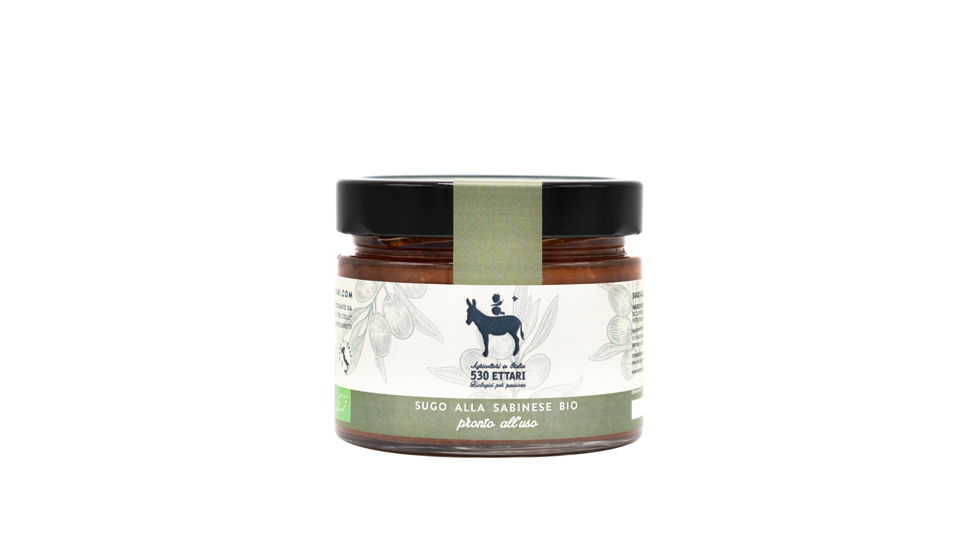530 Ettari - Sugo alla Sabinese Bio (olive) 260gr.