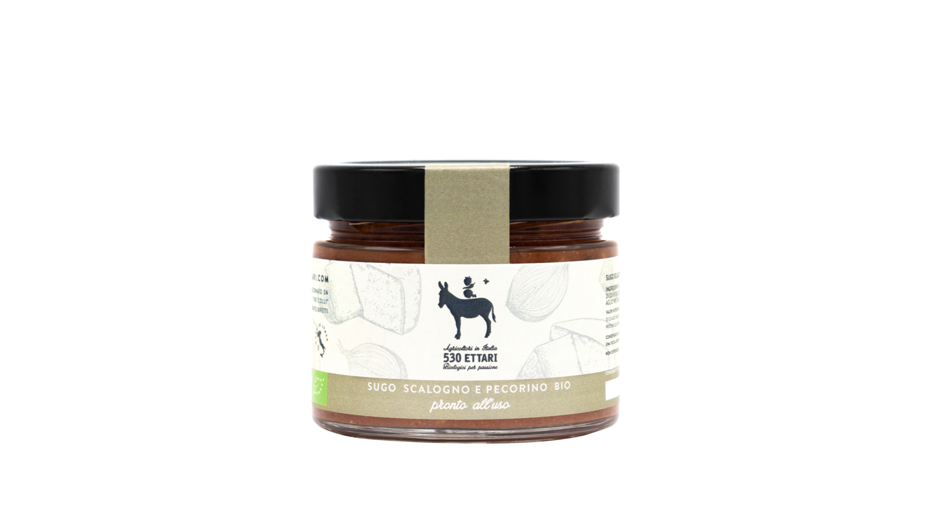 530 Ettari - Sugo alla Scalogno e Pecorino Bio 260gr.