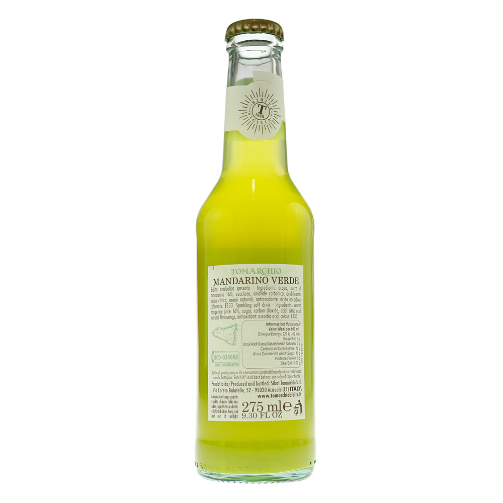 Tomarchio "Deliziosa & Autentica" Mandarino Verde 4 bottiglie x 275ml. - immagine 3