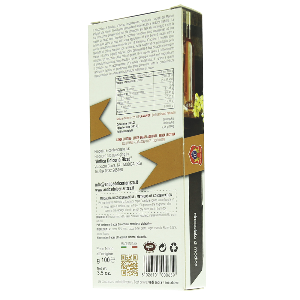 3 x Rizza Cioccolato di Modica al Marsala 100gr. - immagine 2