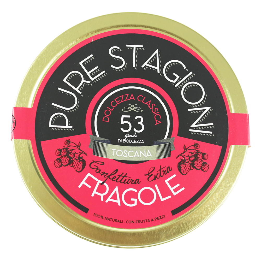 Confettura Extra di Fragola Pure Stagioni - 200gr.