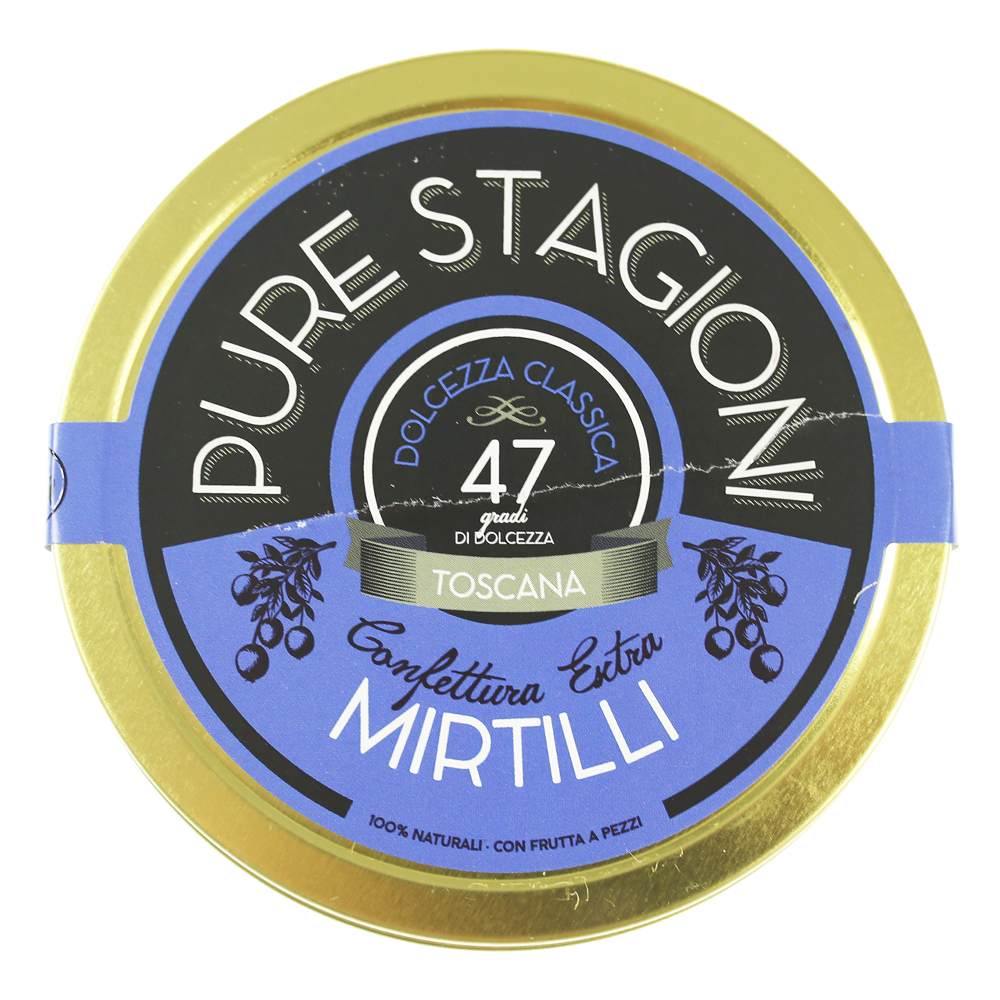 Confettura Extra di Mirtilli Pure Stagioni - 200gr.