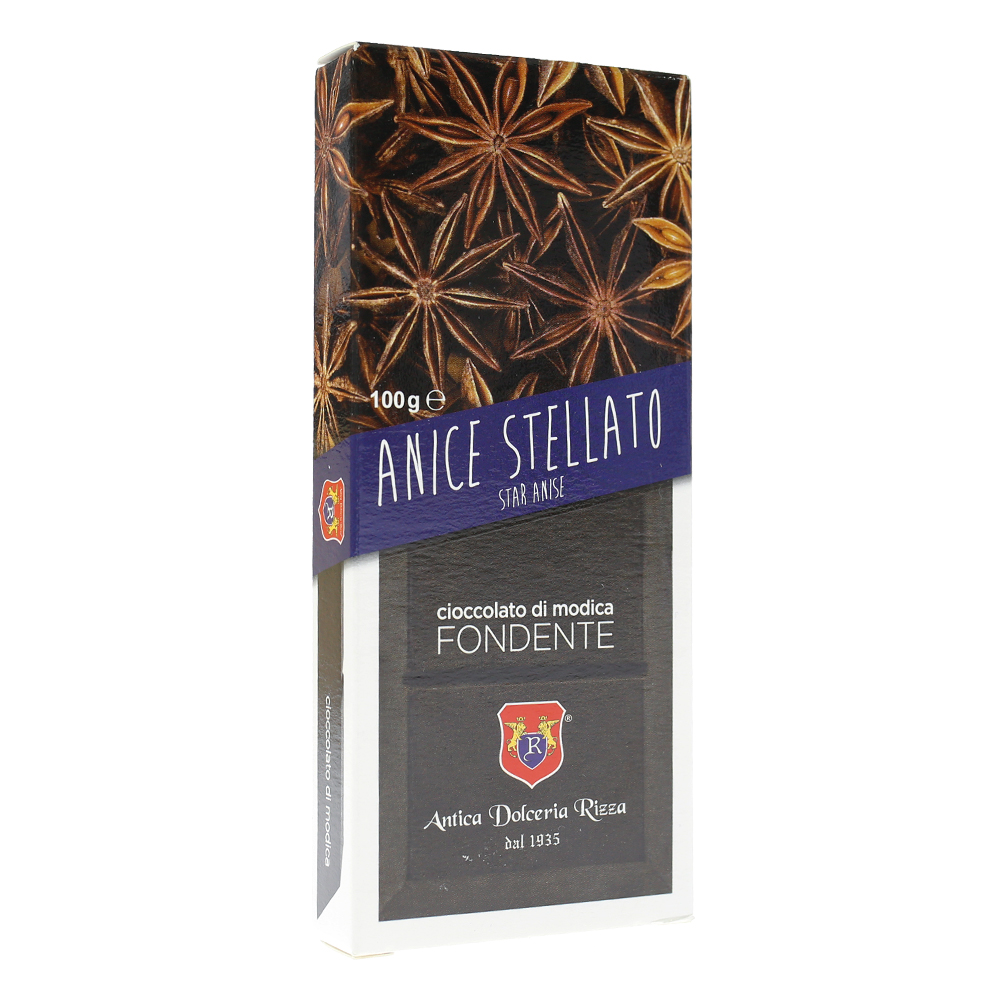 3 x Rizza Cioccolato di Modica all'Anice Stellato 100gr.