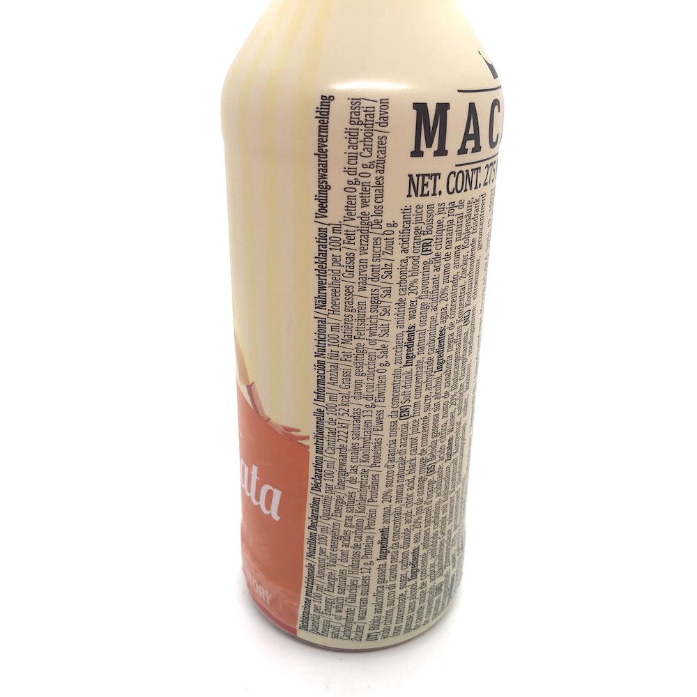 Macario Aranciata Rossa in bottiglia 275ml. - confezione da 6 pezzi - immagine 3