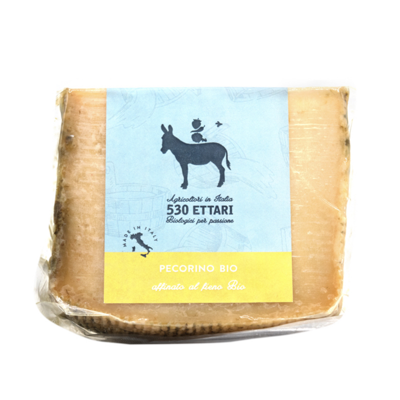 Pecorino affinato al Fieno Bio - 530 Ettari