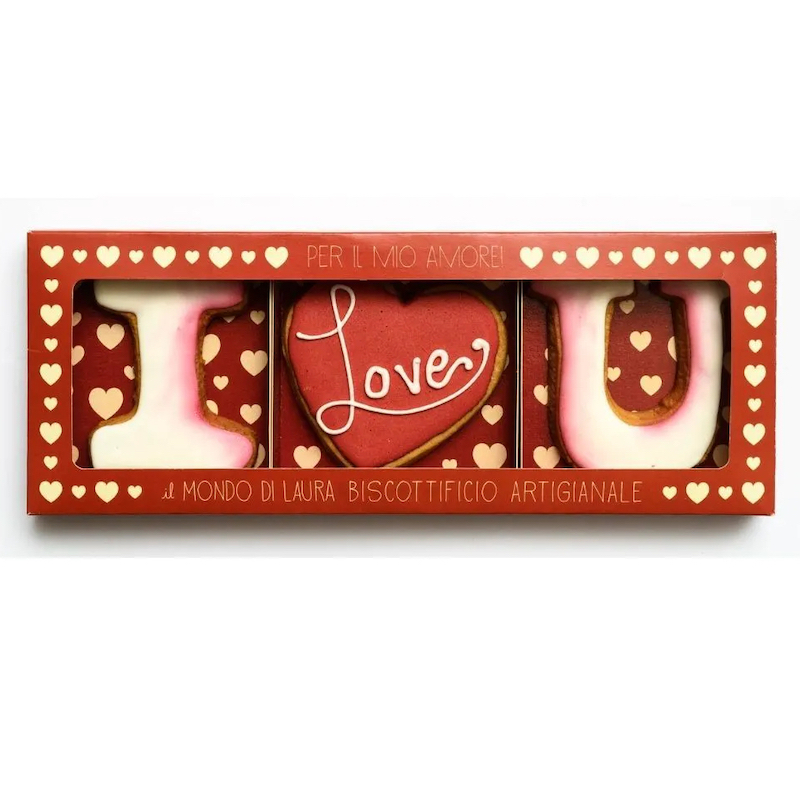 Tris decorati San Valentino 60gr. x 3 pz. - Mondo di Laura