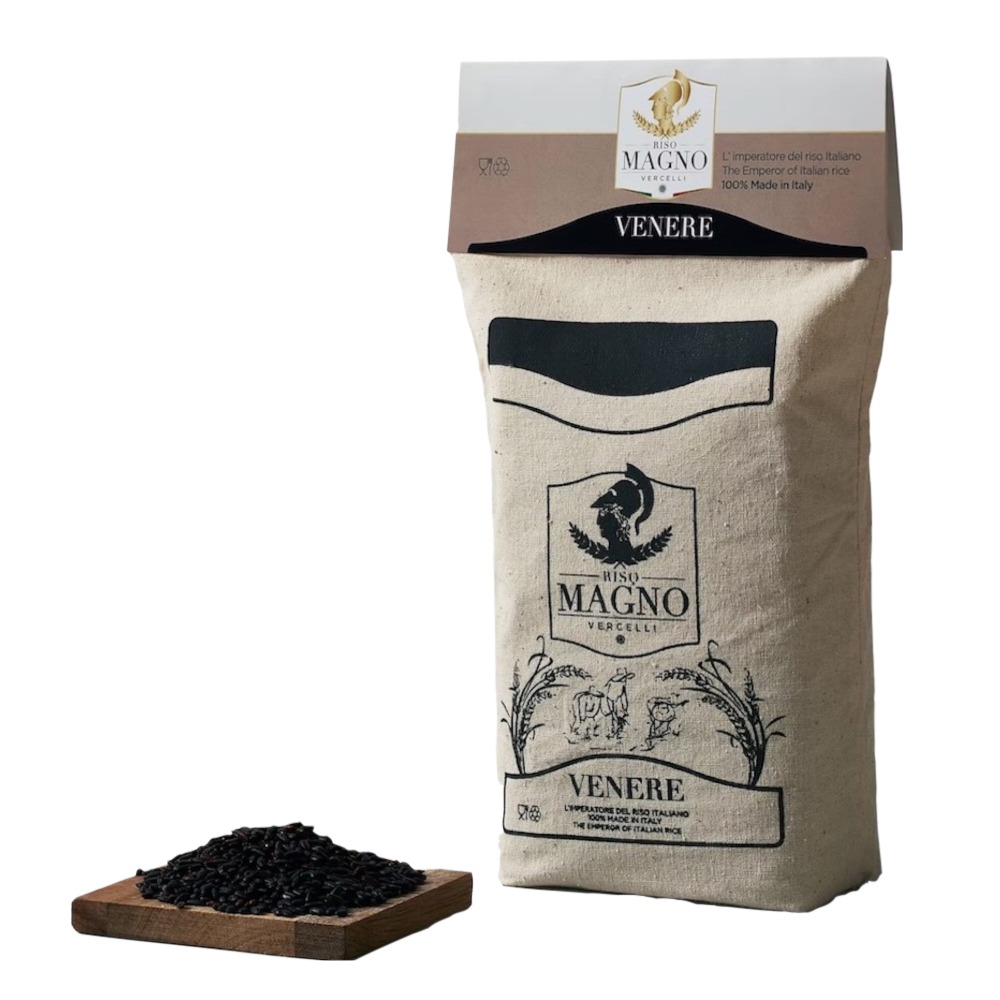Riso Magno - Riso Nero Venere Italiano - Sacco da 1kg.