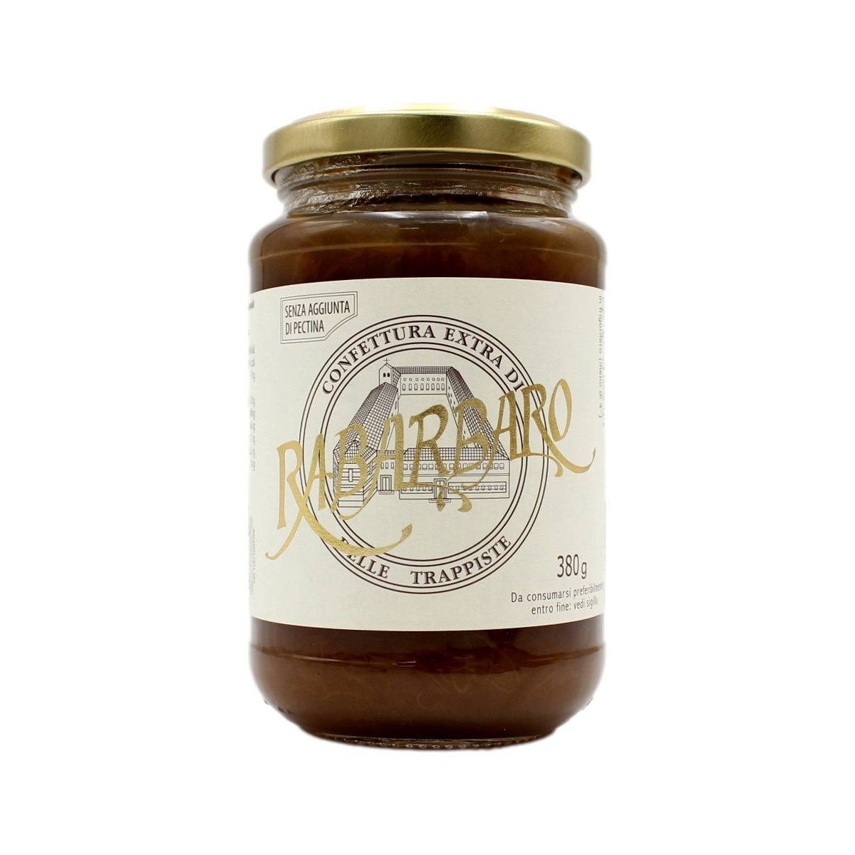 Trappiste Vitorchiano Confettura extra di Rabarbaro 380gr.